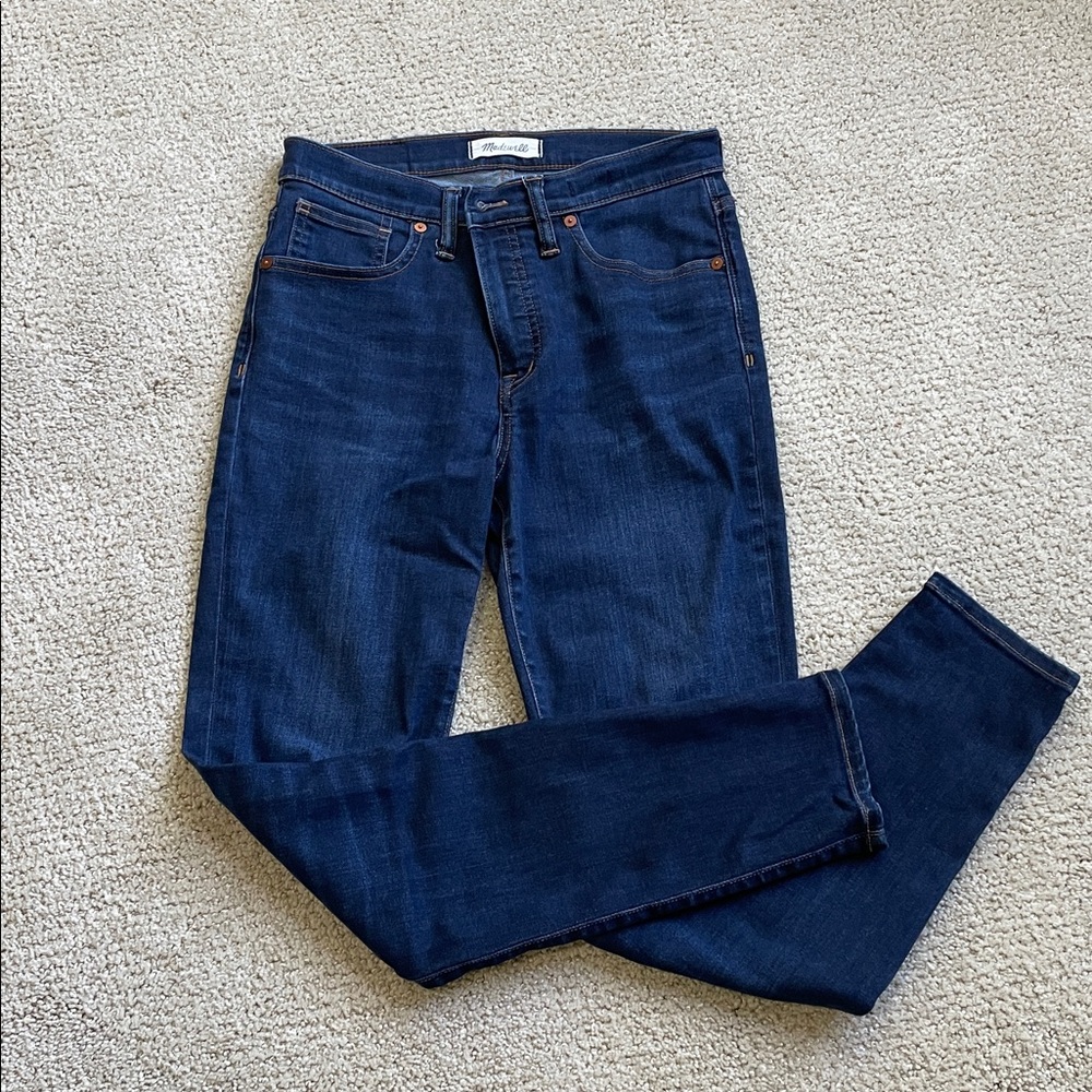 Madewell Women's Skinny Jeans - Deep Indigo